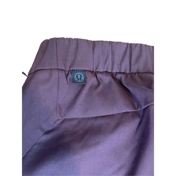 Lululemon Lab Wool-Blend Stretch Pants Men's Burgundy Size 36 - Picture 4 of 9